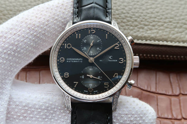 PORTUGIESER IW371440 ZF FACTORY BLACK STRAP