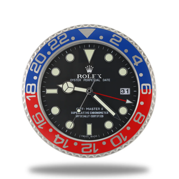 GMT-Master II Wall Clock Pepsi | Red & Blue