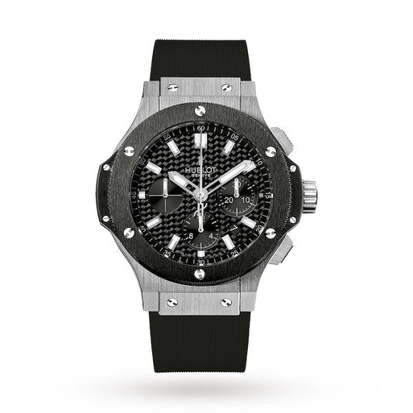 Hublot Big Bang Men Automatic Black Rubber Watch 301.SM.1770.RX