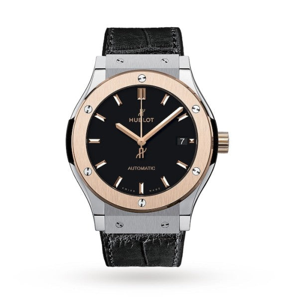 Hublot Classic Fusion Men Automatic Black Alligator Watch 511.NO.1181.LR