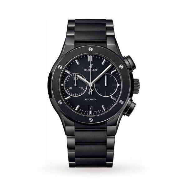 Hublot Classic Fusion Men Automatic Black Ceramic Watch 520.CM.1170.CM