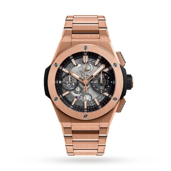 Hublot Big Bang Men Automatic Black 18ct Rose Gold Watch 451.OX.1180.OX