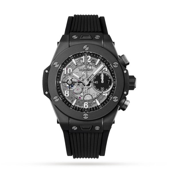 Hublot Big Bang Men Automatic Black Rubber Watch 441.CI.1171.RX