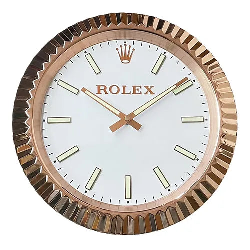 Presidential Wall Clock | Rose Glod With Luminous Dial