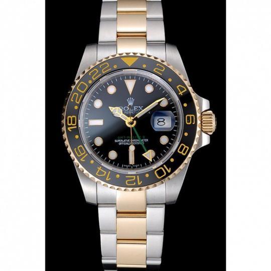 Replica Rolex GMT Master Black Bezel Black Dial 80295