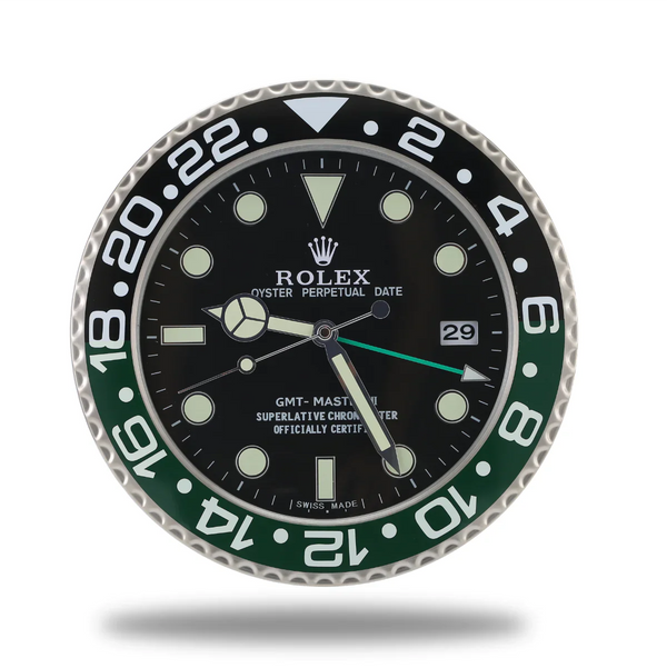 GMT Master II Wall clock Sprite | Black & Green style