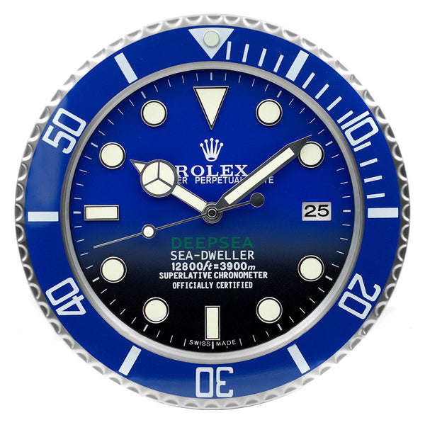 Deepsea Wall Clock Sea-Dweller | Blue Style