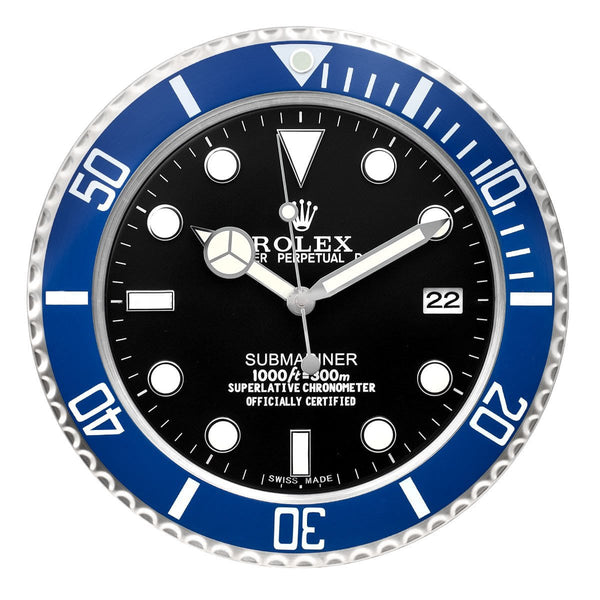 Submariner Wall Clock | Blue & Black