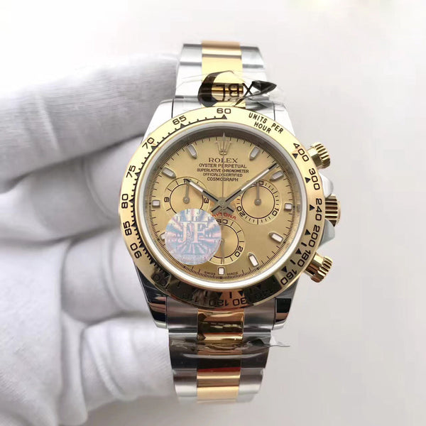 Replica Rolex Daytona 116523 SS/Yellow Gold JF Factory