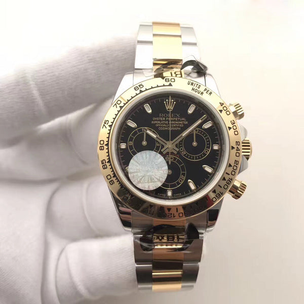 Replica Rolex Daytona 116523 SS/Yellow Gold JF Factory