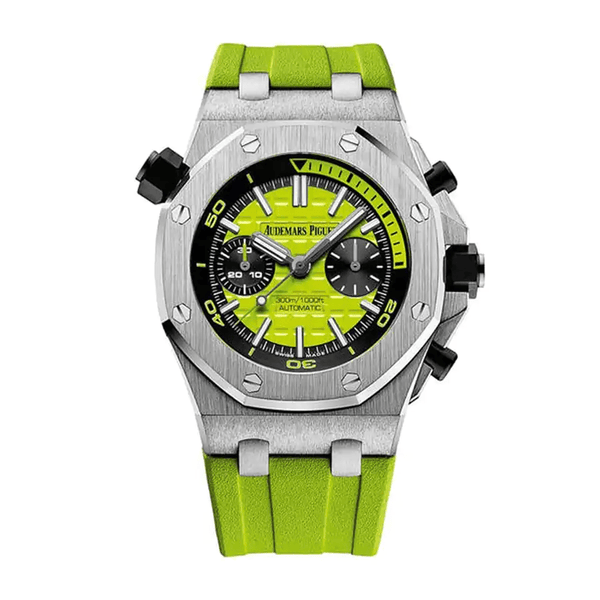 Audemars Piguet Royal Oak Offshore Selfwinding 42 mm. Green/Black Ref. 26703ST.OO.A038CA.01