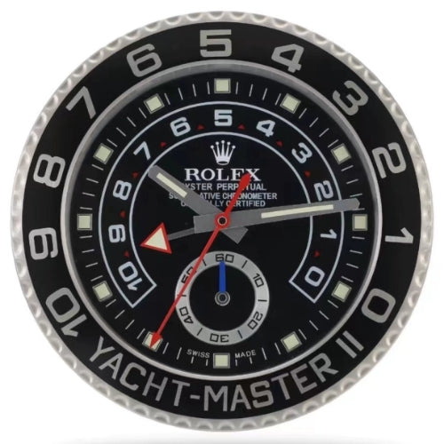 Yachtmaster II Wall Clock | All Black