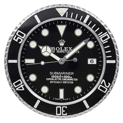 Submariner Wall Clock | Classic Black