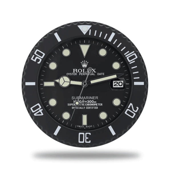 Submariner Wall Clock | All Black