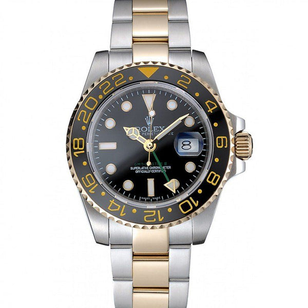 Replica Rolex GMT Master Black Bezel Black Dial 80295