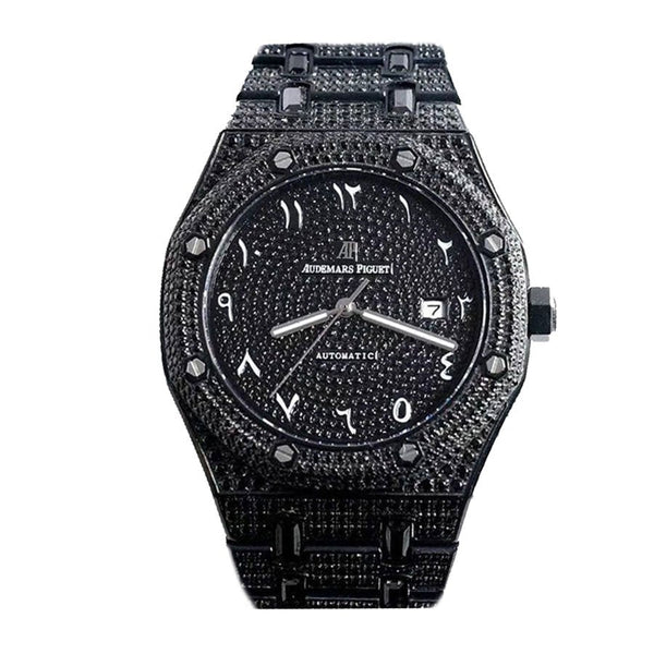 Audemars Piguet Royal Oak 42 mm. Black/Gem Set Ref. A160M266