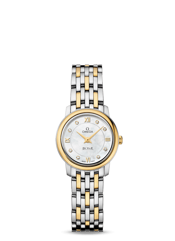 De Ville Steel yellow gold Diamanten Watch 424.20.24.60.55.001