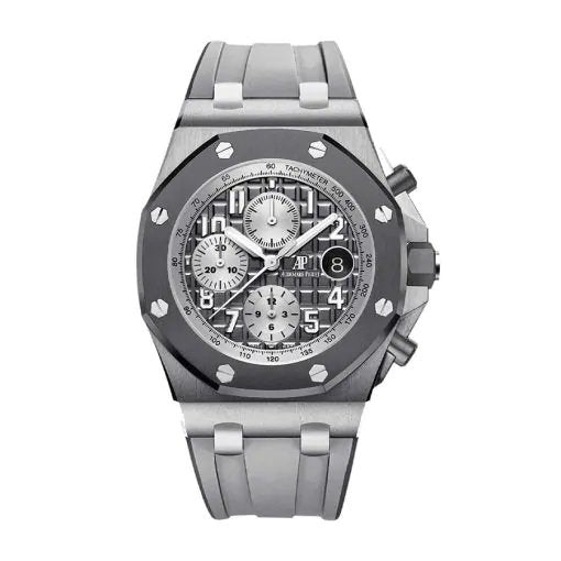 Audemars Piguet Royal Oak Offshore Ghost 42 mm. Silver-Toned Ref. 26470IO.OO.A006CA.01