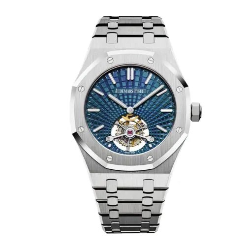 Audemars Piguet Royal Oak Tourbillon 41 mm. Blue Ref. 26522TI.OO.1220TI.01