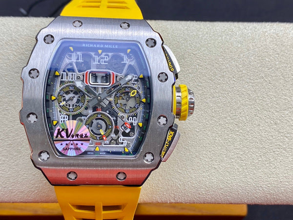 KV Richard Titanium Steel Chronograph RM011 FELIPE MASSA Series