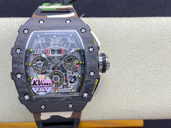 KV Richard Mille RM-011 Forged Carbon Fiber Chronograph