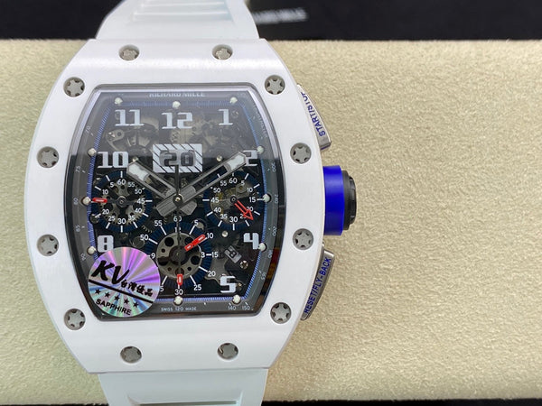 KV Richard Mille RM011-03LMC ceramic chronograph watch