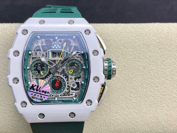 KV Richard Mille RM011-03LMC ceramic chronograph watch