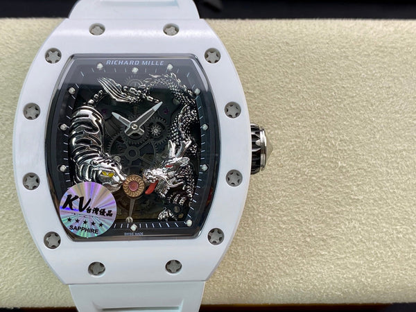 KV Richard Mill RM051 Ceramic Dragon and Tiger Design Watch