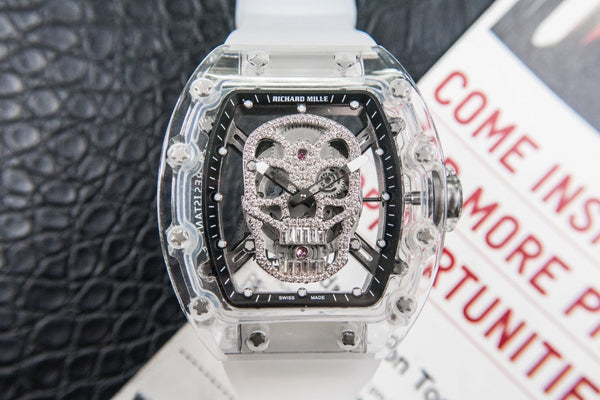 RM Richard Mille RM052 Skull Transparent Crystal Series