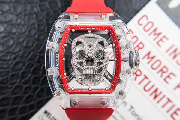 RM Richard Mille RM052 Skull Transparent Crystal Series