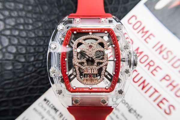 RM Richard Mille RM052 Skull Transparent Crystal Series