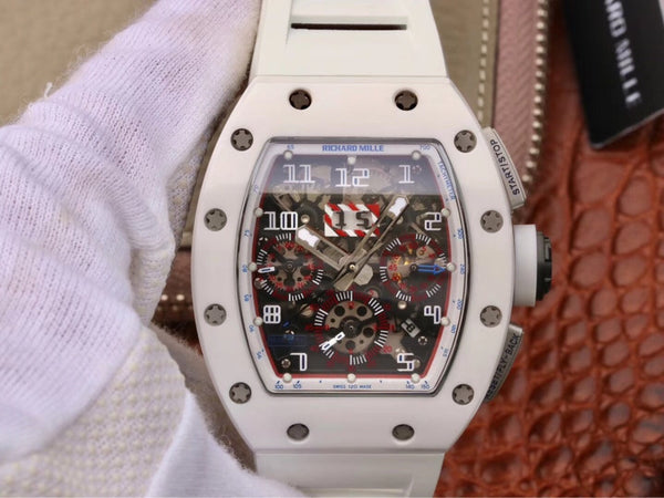 KV Richard Mille RM011 White Ceramic Limited Edition