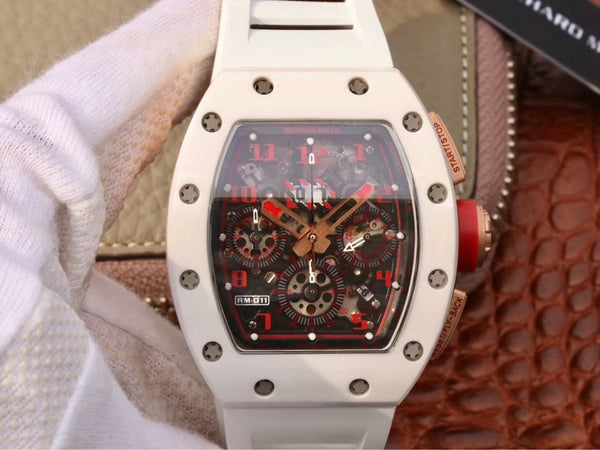 KV Richard Mille RM011 White Ceramic Limited Edition