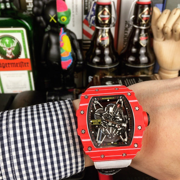 Richard Mille Richard Mille RM35-02 (Red Devils) full red carbon fiber series